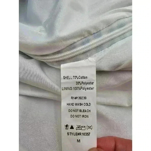 Do+Be Women's Size M Blue and White Strapless Top and Skirt Set NWT - Picture 9 of 9